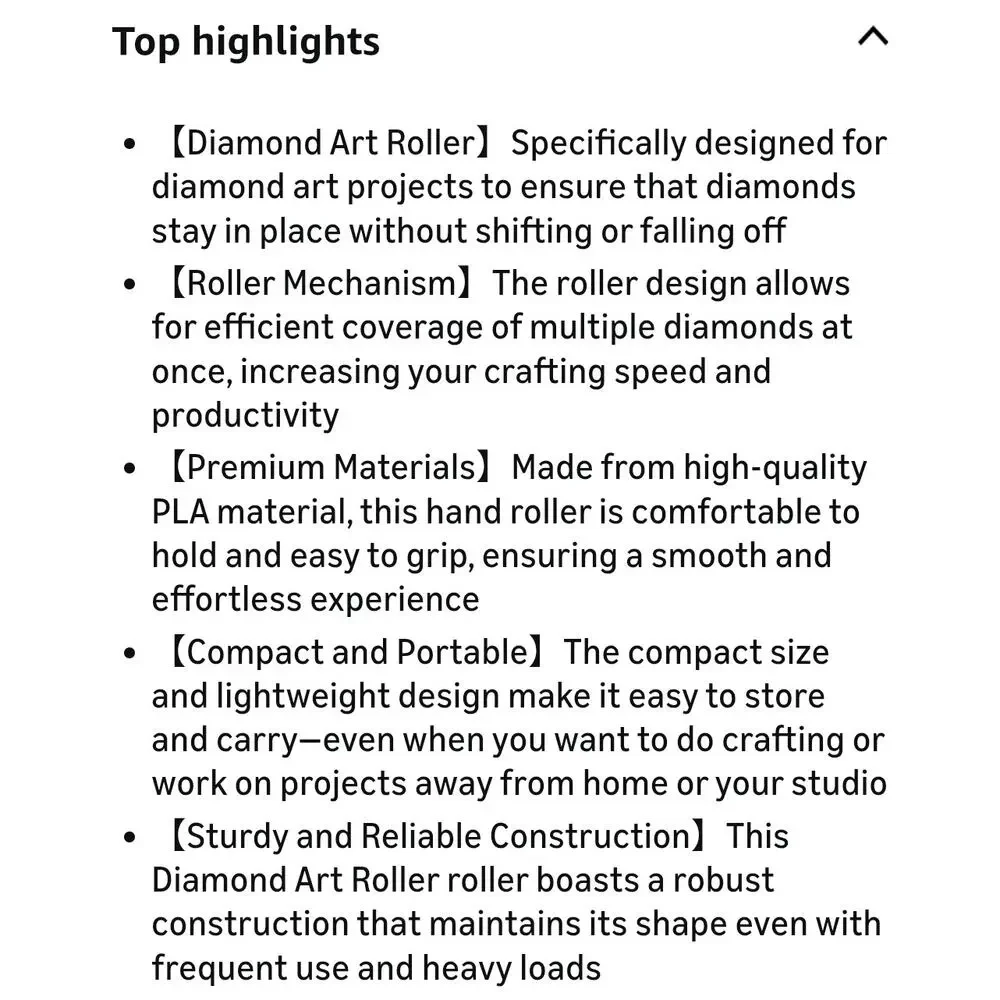 Diamond Art Roller for Rhinestone Embroidery, Easy-Grip Hand Roller Pink+Rainbow - Picture 7 of 8